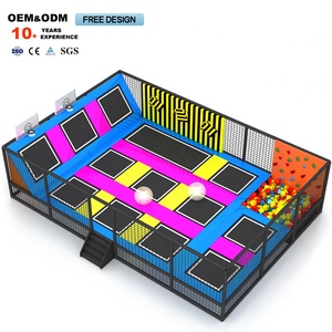 Trampolín de Interior Rosa-Morado para Niños, Equipo de Juego Suave para Parque Infantil, Material de Espuma para Centros Comerciales - Product Image 4