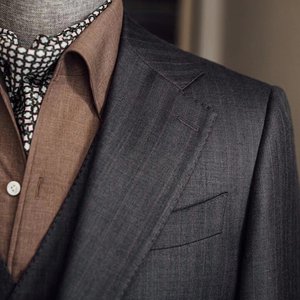 Abiti <span class=keywords><strong>su</strong></span> <span class=keywords><strong>Misura</strong></span> all'Ingrosso |   Logo e dimensioni personalizzati direttamente dalla fabbrica |   Tessuto a Righe 50% Lana per Abiti <span class=keywords><strong>su</strong></span> <span class=keywords><strong>Misura</strong></span> da Uomo, Basso MOQ - Product Image 3