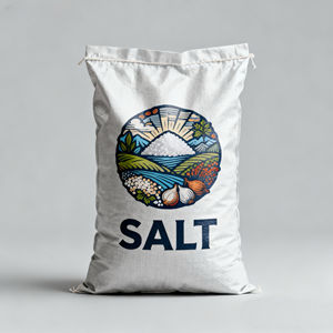 Bedruckte Rückverfolgbare Gewebte Säcke 25KG 50kg Wiederverwendbare Langlebige Exportqualität Polypropylen-Säcke für Salzverpackung - Product Image 2