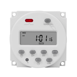 <span class=keywords><strong>Minuteur</strong></span> programmable numérique CN101A-4 12V DC/AC, 7 jours, 16A, avec écran LCD, module de contrôle hebdomadaire, certifié CE - Product Image 5