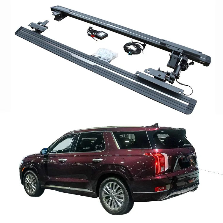 chinese car parts accessories exterior electric side step running board for 19+ Hyundai Palisade