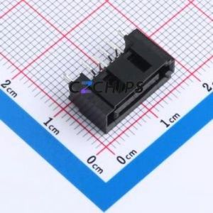 SATA-501-M07S1BY-A Hard Drive Connector (SAS/SATA/M.2) Through hole Component (THT) Connector SATA Male 7P Through Hole - Product Image 1