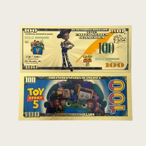 Billet de banque américain Joker 2026 plaqué or 24 carats pour collection - Product Image 2