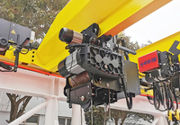 1-10 Ton Yeni Metal Hareketli Elektrikli Vinç İnşaat İşleri İçin 1-60M Avrupa Tipi Arabalı 380V Çelik Halatlı Vinç Perakende Satış İçin