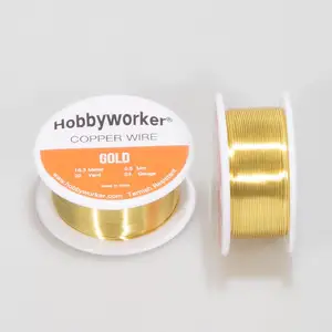 Hobbyworker 24 Gauge(0.5MM) Silver Plated Copper Wire with High Flexibility for Beginner DIY Jewelry Making Supplies W0104