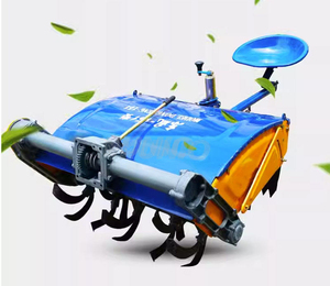 <strong>Hand</strong> <strong>Tractor</strong> Rotary Cultivator Tiller Rotovator <strong>Harrow</strong> With Seat Walking <strong>Tractor</strong> Tiller Cultivator With Trailer Car in Africa - Product Image 2