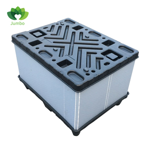 Công nghiệp lưu trữ Thùng <span class=keywords><strong>Polypropylene</strong></span> PP tay áo hộp nhựa Pallet container nhựa tay Áo hộp với chia - Product Image 1