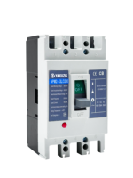 Disjoncteur à boîtier moulé à haute capacité de coupure, courant nominal 6-63A, tension nominale AC 400V, usage industriel, cuivre et plastique