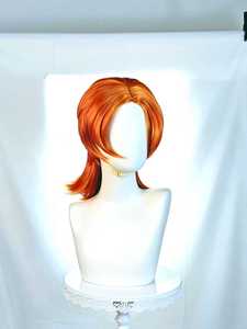 วิกผมสั้นตรงสีส้ม นามิ คอสเพลย์ อนิเมะ สำหรับงานปาร์ตี้ฮาโลวีน ทนความร้อน ขายส่งขนาดเล็ก - Product Image 2