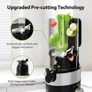 Presse-agrumes à mastication lente électrique automatique moderne à usage commercial <span class=keywords><strong>en</strong></span> <span class=keywords><strong>acier</strong></span> <span class=keywords><strong>inoxydable</strong></span> avec lame <span class=keywords><strong>en</strong></span> <span class=keywords><strong>acier</strong></span> <span class=keywords><strong>inoxydable</strong></span> et moteur à courant continu pour une utilisation <span class=keywords><strong>en</strong></span> extérieur et dans les hôtels - Product Image 4