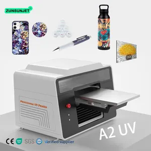 Zunsunjet Impressora Impressora UV A2 Placa de cor UV Impressora UV Industrial Impressora UV LED