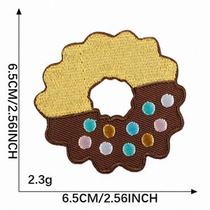 Parche bordado autoadhesivo con diseño de pastel, galleta, postre y comida, estilo 'Sweet Girl', para decoración de fundas de teléfono y bolsos - Product Image 5