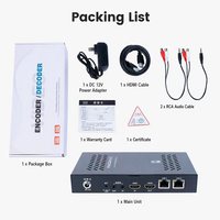 Codificador de Video HDMI 4K 60fps H.265/H.264, Codificador de Transmisión en Vivo Compatible con RTMP/RTSP/HTTP/UDP para Radiodifusión