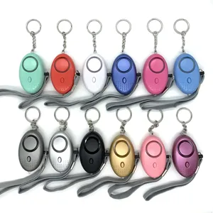 Mini Self Defense Alarm 120dB Super Loud Personal Security Alarm Anti-Attack Emergency Alarm Keyring For Women Kids Elders