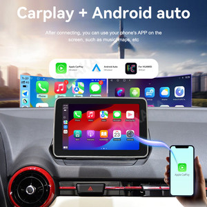 MOOKAKA-Radio <span class=keywords><strong>Android</strong></span> de 7 pulgadas para coche, reproductor de vídeo, GPS, Navi, Carplay, sistema original, para Mazda 2, 2015-2018, - Product Image 3