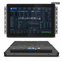 Monitor de pantalla táctil de 7/10.1/13.3/15.6/21.5 pulgadas con interfaz táctil capacitiva integrada para automatización HMI