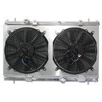 Système de refroidissement du moteur, radiateur entièrement en aluminium avec cache-ventilateur pour Dodge Neon 2.4L L4 2429cc 148ci manuel 2003-2005 5103022AA