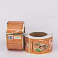 Etiquettes adhésives imprimées de bouteilles, stickers personnalisés, autocollants en rouleau pour bouteilles cosmétiques organiques