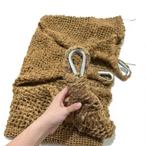 Voile d'ombrage carrée Eco2go en fibre de coco naturelle 3,5x3,5m pour jardin - Product Image 2