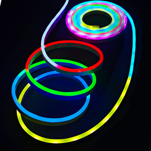 Striscia <span class=keywords><strong>LED</strong></span> Neon RGB 5M 6x12mm Flessibile Colorata Impermeabile con Telecomando e Controllo APP per Sala Giochi e Decorazione Casa 5V Luce Neon a Corda 2835 - Product Image 6