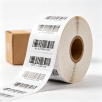 Rouleau d'étiquettes de code-barres avec numéro de série personnalisé, numérotation consécutive, autocollant adhésif pour la traçabilité des produits