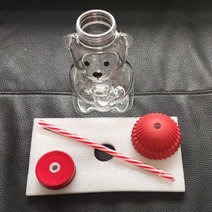 NUEVA Taza de Café de Vidrio con Diseño de Oso de Peluche Estilo <span class=keywords><strong>Starbucks</strong></span>, Económica - Product Image 4