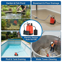 Pompa Sump Pintar Tanpa Saklar Pelampung Pompa Submersible dengan Fitur Start Stop Otomatis