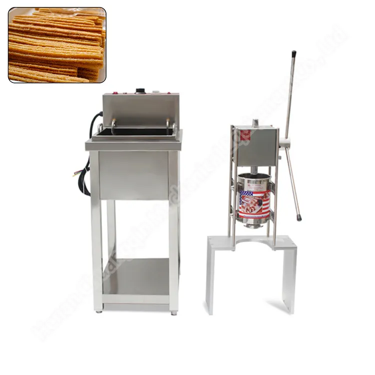 Máquina automática de churros de acero inoxidable y freidora de gas Máquinas para hacer Churros