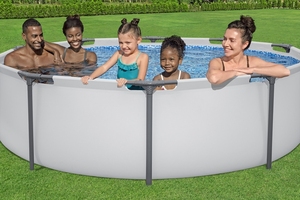 Piscine hors sol pour enfants <span class=keywords><strong>Bestway</strong></span> 56408 avec structure métallique, jeux aquatiques pour la famille - Product Image 3