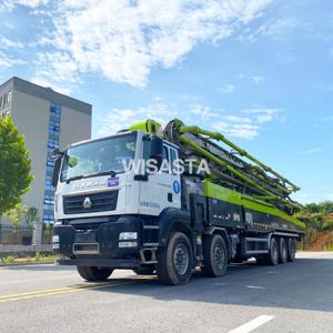 Camión bomba de hormigón SITRAK Chasis 70X-6RZ 70m Boom Height <span class=keywords><strong>Reach</strong></span> Entrega de cemento con descuento en existencias de los últimos modelos - Product Image 2