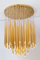 Lampe de plafond à tube led en acier inoxydable, design moderne, nouveau design, luminaire décoratif d'intérieur