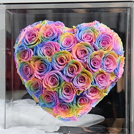 Fabricante Forever Roses Eternal Love Forever Stabilized Preserved Roses en caja de regalo de corazón - Product Image 3