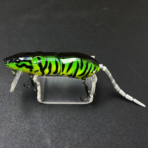 Leurre WEI 80mm/15.3g Souris flottante Bionique Articulation cassée Lancer à longue distance Minnow Matériel ABS Leurre pour la pêche à la carpe au brochet Fond du lac - Product Image 4