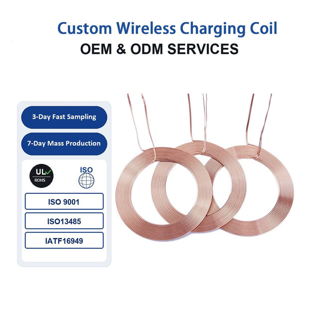 Custom OEM Qi Wireless Charging Transmitter Module Ultra Thin 20mm Coil For Fast Mobile Phone Charging Devices