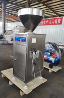 Máquina Industrial Automática para Rellenar, Atar y Embutir Salchichas, Máquina para Hacer Productos Cárnicos