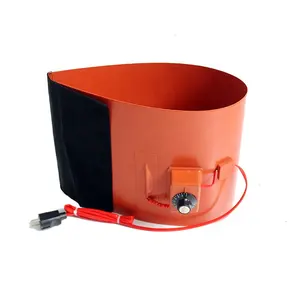 1740*125mm 1740x250mm Flexible Band Heater 20L 55 Gallon 200L Silicone Rubber Drum Heater for Oil Gas Barrel Tank