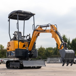 Miniexcavadora de 1.5, 1.8 y 2 Toneladas con Cabina y Brazo Oscilante, Cumple con las Normas de Emisión EPA Euro 5, Envío Gratuito a Todo el Mundo - Product Image 1