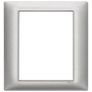 Vimar Wall <b>Switch</b> Plate Silver 18.5 Cm X 2.2 Cm Modern Design - Product Image 1