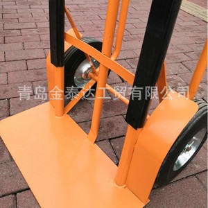 Chariot à deux roues robuste 1290x500x470mm, structure en acier, capacité 200kg, pour transport logistique en entrepôt HT1896 - Product Image 4