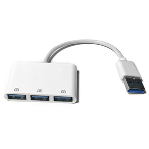 Hub USB 2.0 <span class=keywords><strong>de</strong></span> 3 Puertos, 480 Mbps, Plug and Play, Adaptador USB para Laptop, MacBook, <span class=keywords><strong>Windows</strong></span>, PC <span class=keywords><strong>de</strong></span> Escritorio, Expansión <span class=keywords><strong>de</strong></span> Computadora - Product Image 1