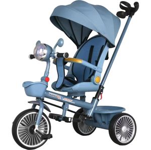 Fabricants Vente en gros Nouveaux tricycles pour enfants Vélos pour enfants Poussettes pour bébés Tricycles pour bébés avec barre de poussée et pare-soleil - Product Image 1