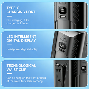 Wholesale Portable 6000mAh Rechargeable Waist Clip Fan 5 Speed <b>Mini</b> Clip On Fan Outdoor Working Wearable Cooling Fan - Product Image 6