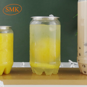 ขวดน้ำพลาสติกขนาด8ออนซ์11ออนซ์16ออนซ์250มล. 330มล. 500มล. ขวดสามารถใส่ชาไทยฟองนมชาพร้อมฝาเปิดง่าย - Product Image 4