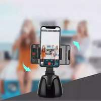 Perche à selfie avec support rotatif à 360°, caméraman robot, suivi automatique du visage et des objets, support de téléphone avec trépied