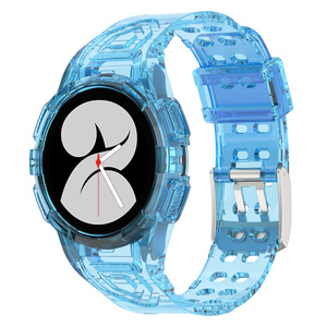 Bracelets de montre de sport transparents Glacier Tpu <span class=keywords><strong>40</strong></span>/44/46mm pour <span class=keywords><strong>Samsung</strong></span> Galaxy <span class=keywords><strong>Watch</strong></span> <span class=keywords><strong>4</strong></span>/5 Bracelet en TPU pour Watch4 <span class=keywords><strong>Classic</strong></span> Transparent Glacier S - Product Image 6