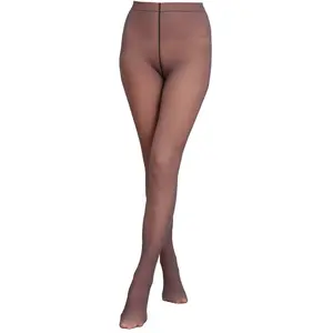 2023 Winter Fleece Warm Sexy Transparent Leggings Thicken 90g 220g 320g Fluffy Fuzzy Warm Women Pantyhose Tights