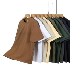 <b>Men's</b> Oversized Solid <b>Navy</b> <b>Blue</b> 100% Cotton <b>T</b>-<b>Shirt</b> O-Neck Short Sleeve Casual Jersey Fit For Sale New Quality <b>Shirt</b> <b>T</b>-<b>shirt</b> - Product Image 3