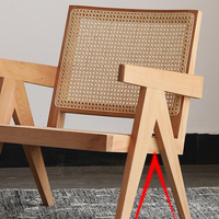 Chaise de salle à manger moderne en cuir rembourré pour restaurant d'hôtel nordique noir blanc à vendre