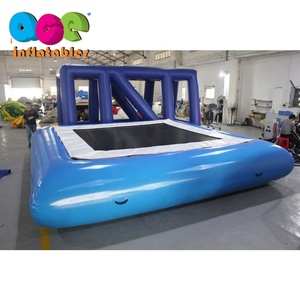 Plataforma de trampolín de salto inflable lago mar personalizado juego de parque acuático inflable trampolín de agua inflable - Product Image 3