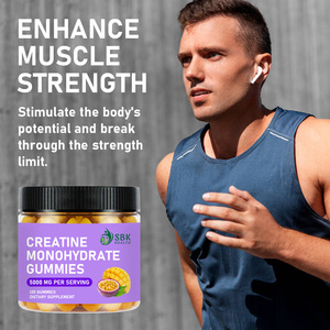 Gomitas de Creatina Monohidrato con Logotipo Personalizado, Favorecen el Crecimiento Muscular, Suplemento Deportivo para Mejorar el Rendimiento Atlético - Product Image 4